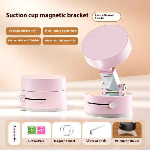 Ultra Strong Magnetic Vacuum Car Phone Mount – 360° Foldable Dashboard & Windshield Holder